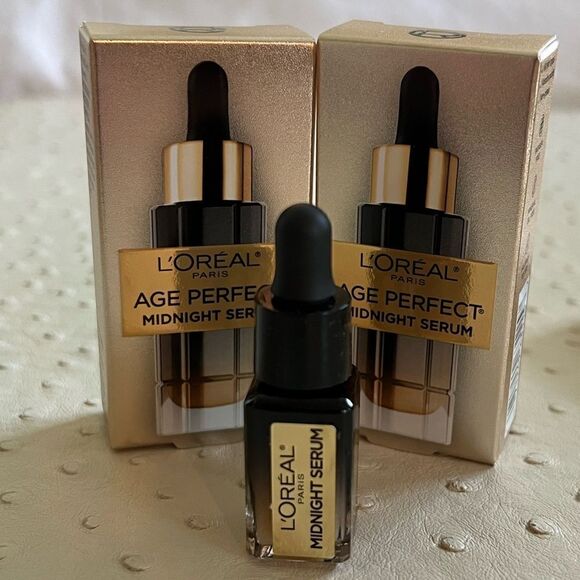 L’Oreal Age Perfect Cell Renewal Midnight Serum Mini Size Bundle, New NIB - Picture 1 of 2